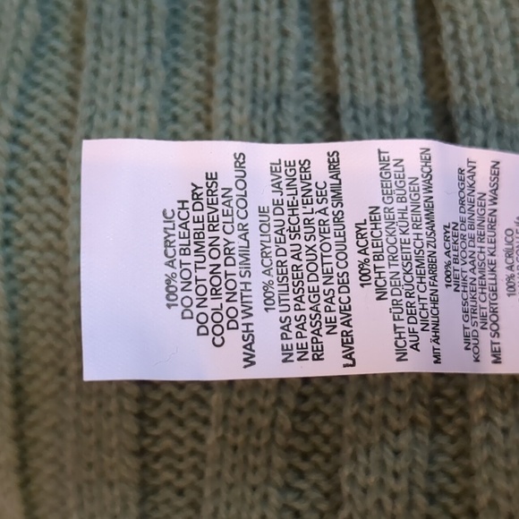 Nasty Gal Do What Knit Takes Chunky Cardigan in Duck Egg Green size 2 - Picture 5 of 6